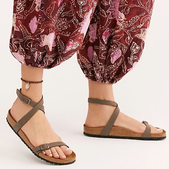 Birkenstock Doloa Taupe Mocha rose wrap Sandals 38 - Picture 7 of 7